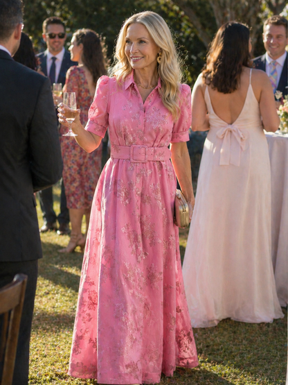 ARVELYNE™  | Belted Floral Maxi Dress