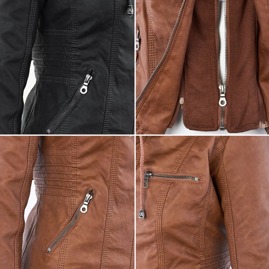 CHARLOTTE ROBUST & ELEGANT LEATHER JACKET