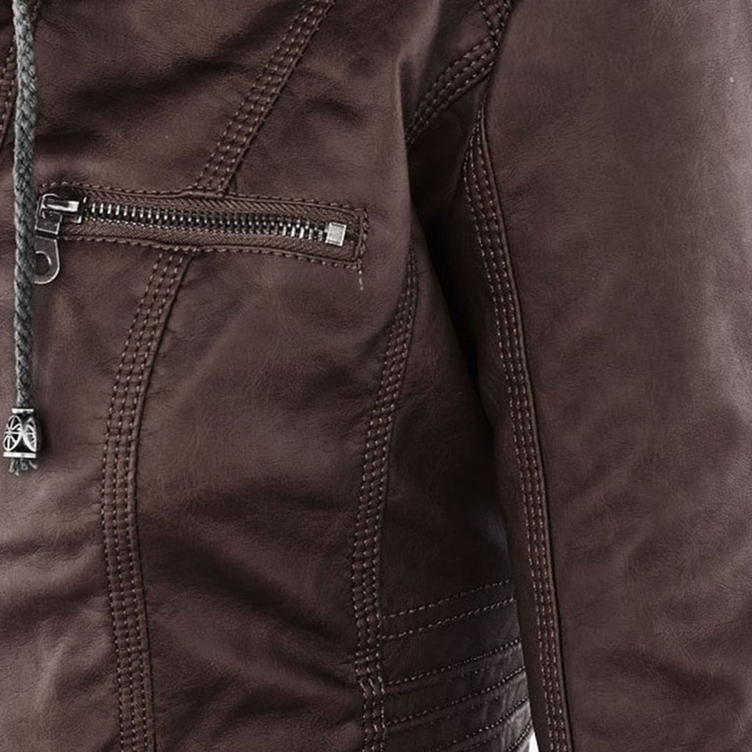 CHARLOTTE ROBUST & ELEGANT LEATHER JACKET