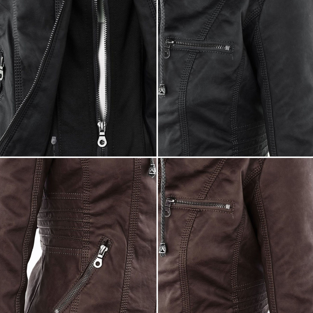 CHARLOTTE ROBUST & ELEGANT LEATHER JACKET
