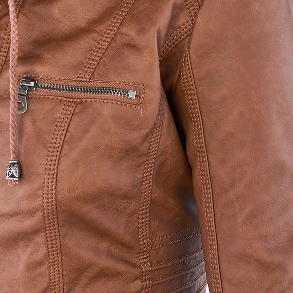 CHARLOTTE ROBUST & ELEGANT LEATHER JACKET