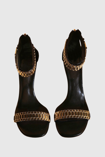 Sophia Watch Strap Wedge Sandals
