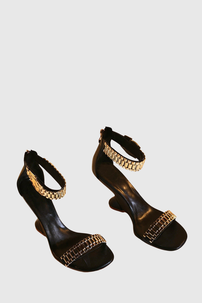Sophia Watch Strap Wedge Sandals