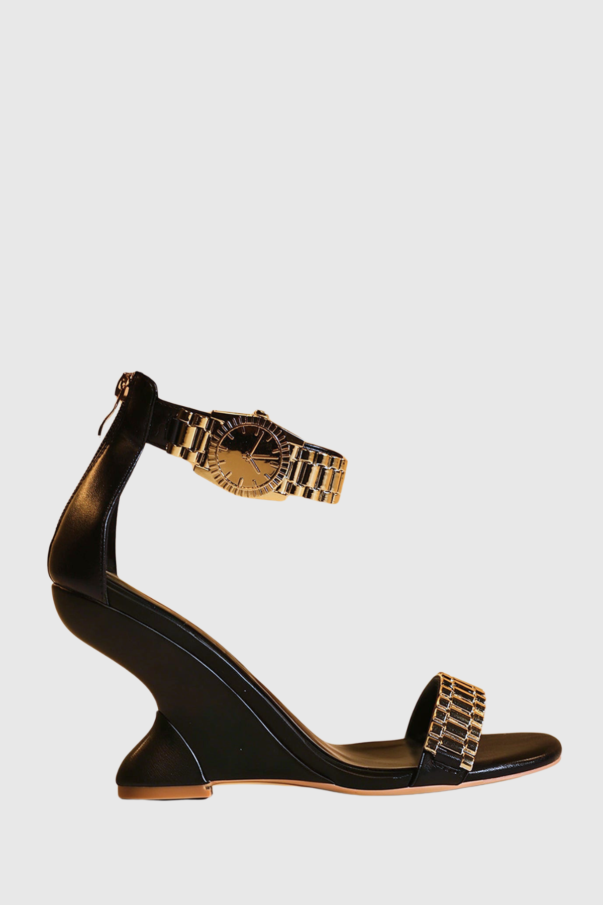 Sophia Watch Strap Wedge Sandals