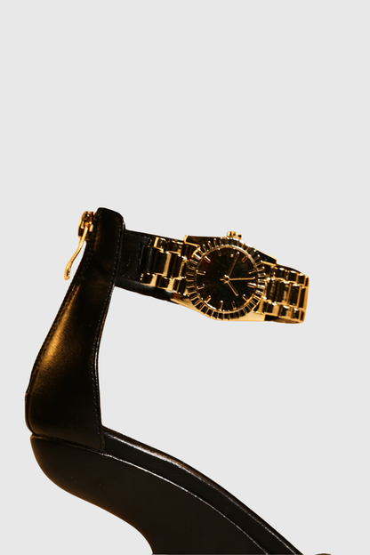Sophia Watch Strap Wedge Sandals