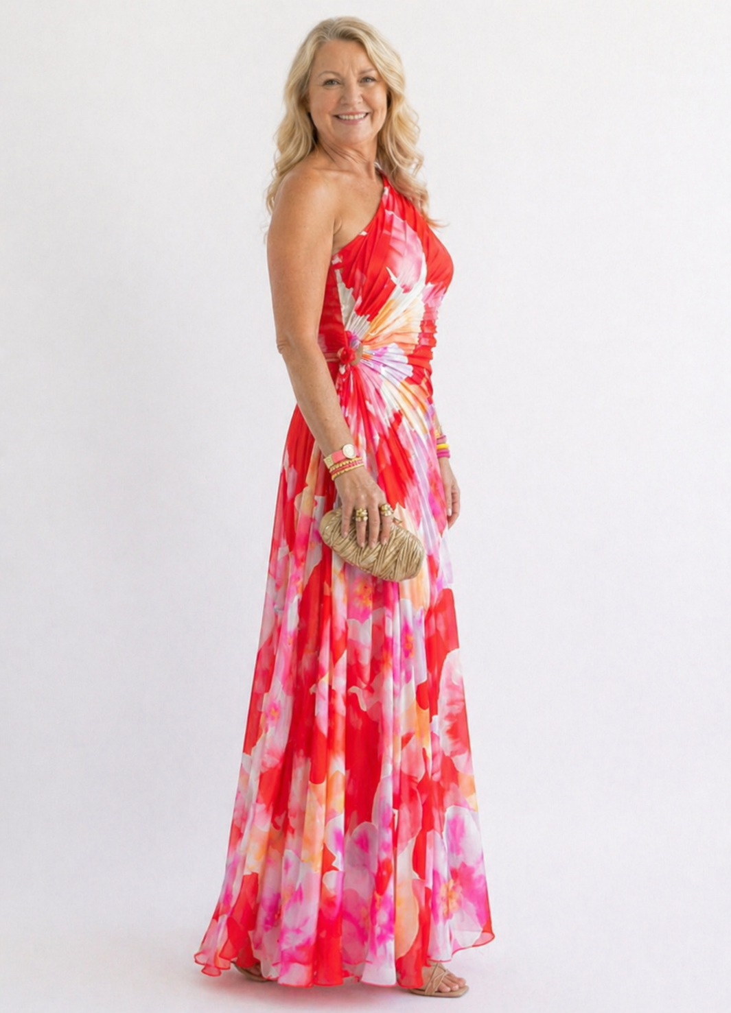 ARVELYNE™  | Vibrant Tropical Evening Dress
