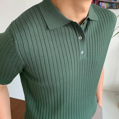 Lucas Knitted Polo Shirt