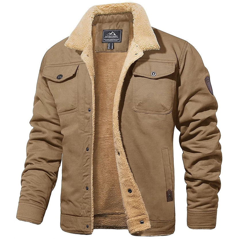 HARRY Warm Teddy-Collar Bomber Jacket