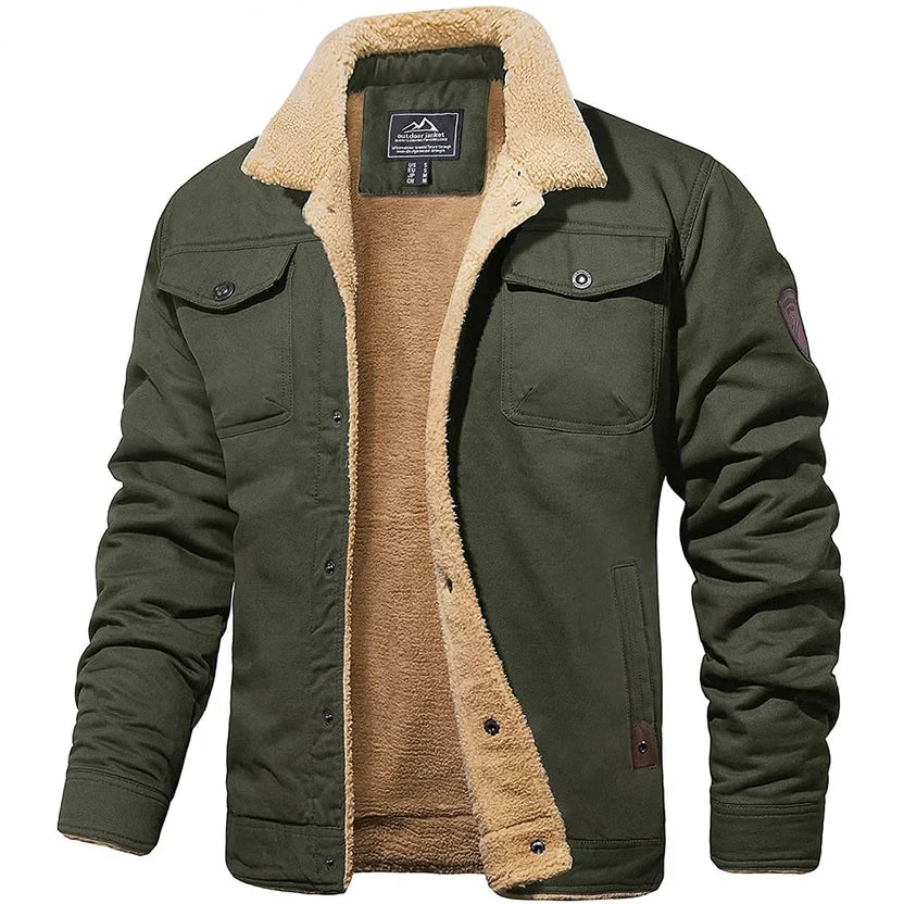 HARRY Warm Teddy-Collar Bomber Jacket