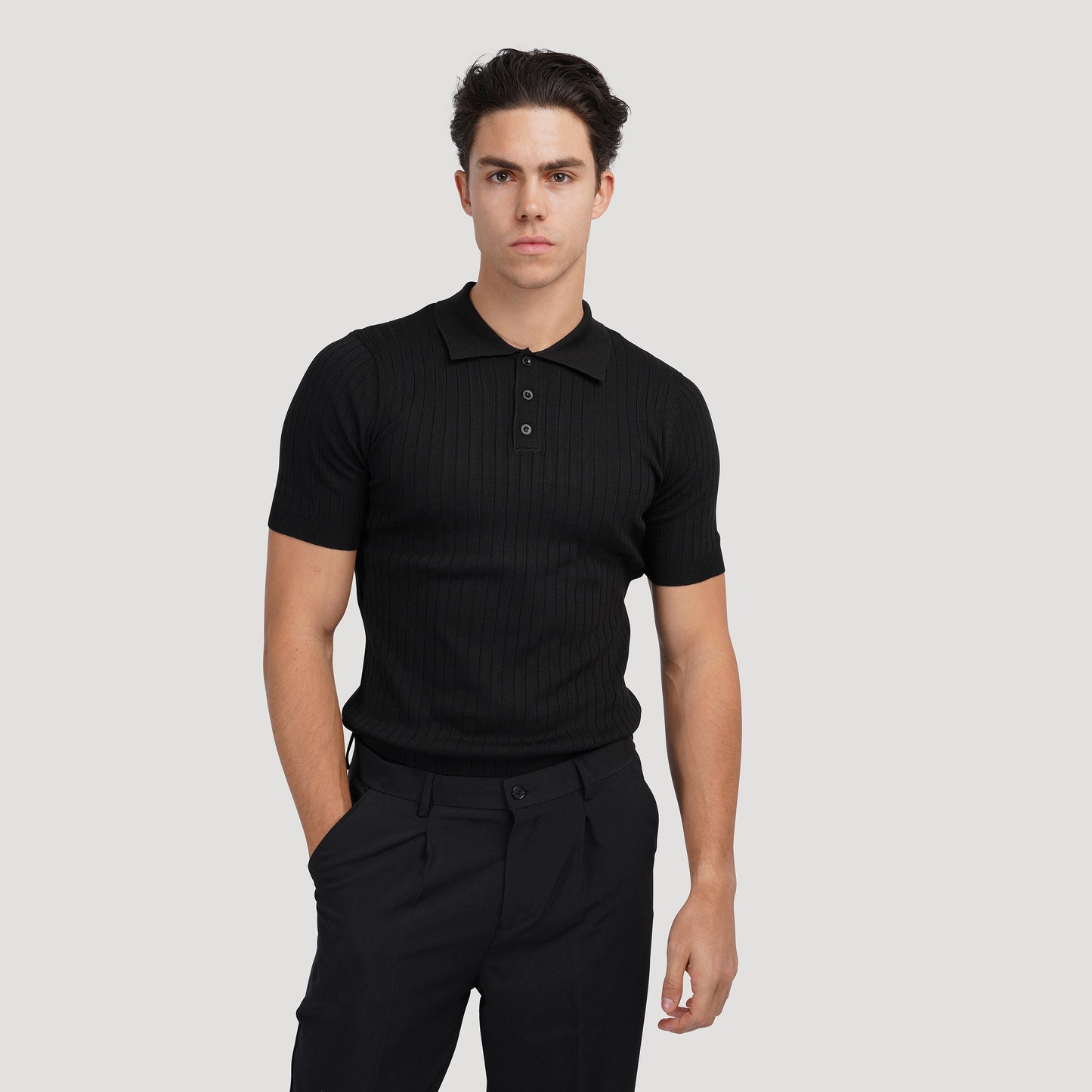 Lucas Knitted Polo Shirt