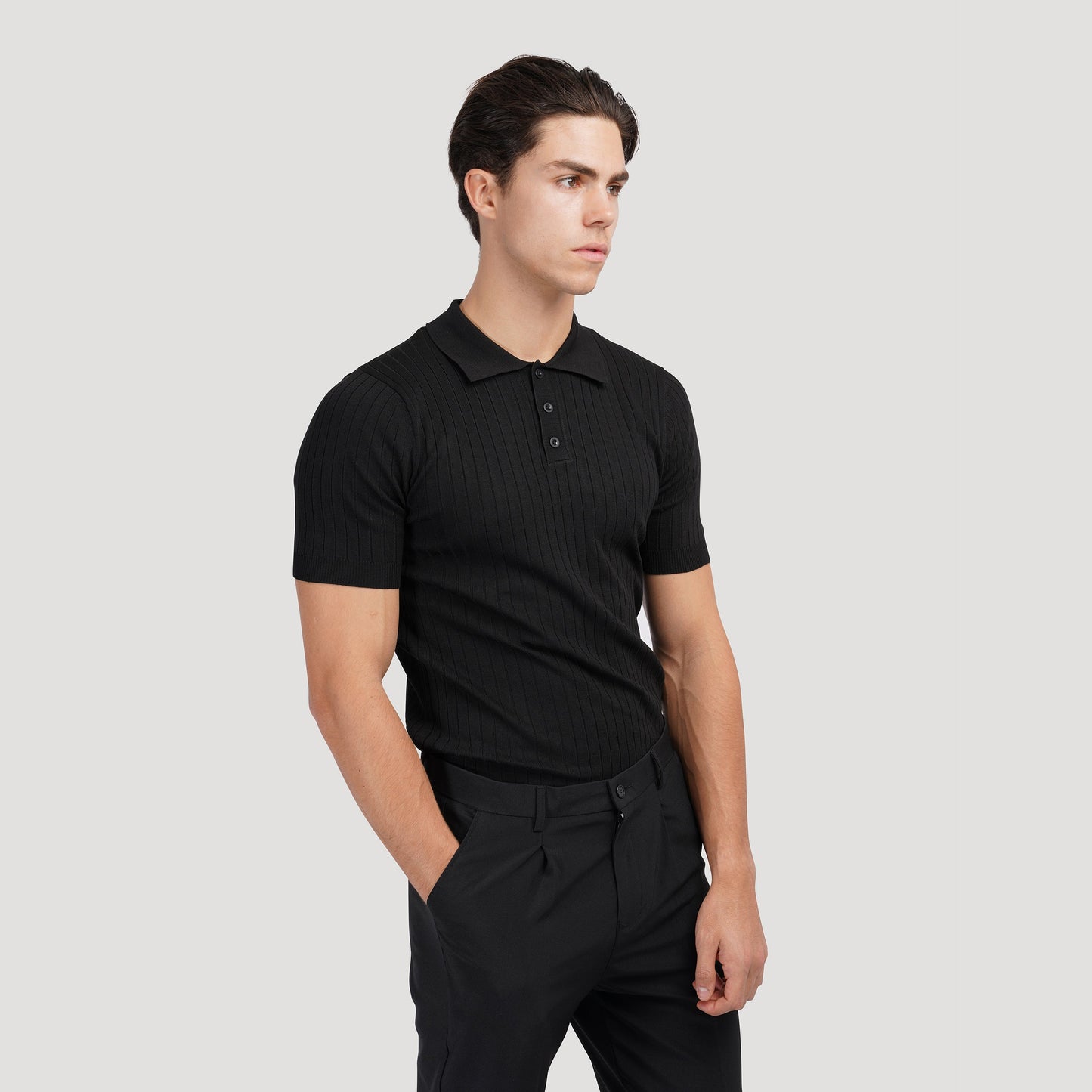 Lucas Knitted Polo Shirt