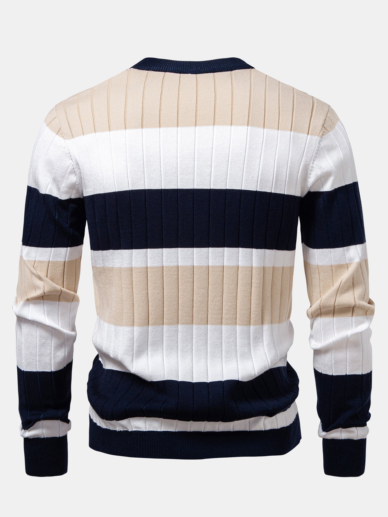 Stripe Crew Neck Sweater
