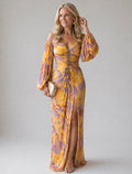 Ellis & Johnson™  | Elegant Dress with V-Neck