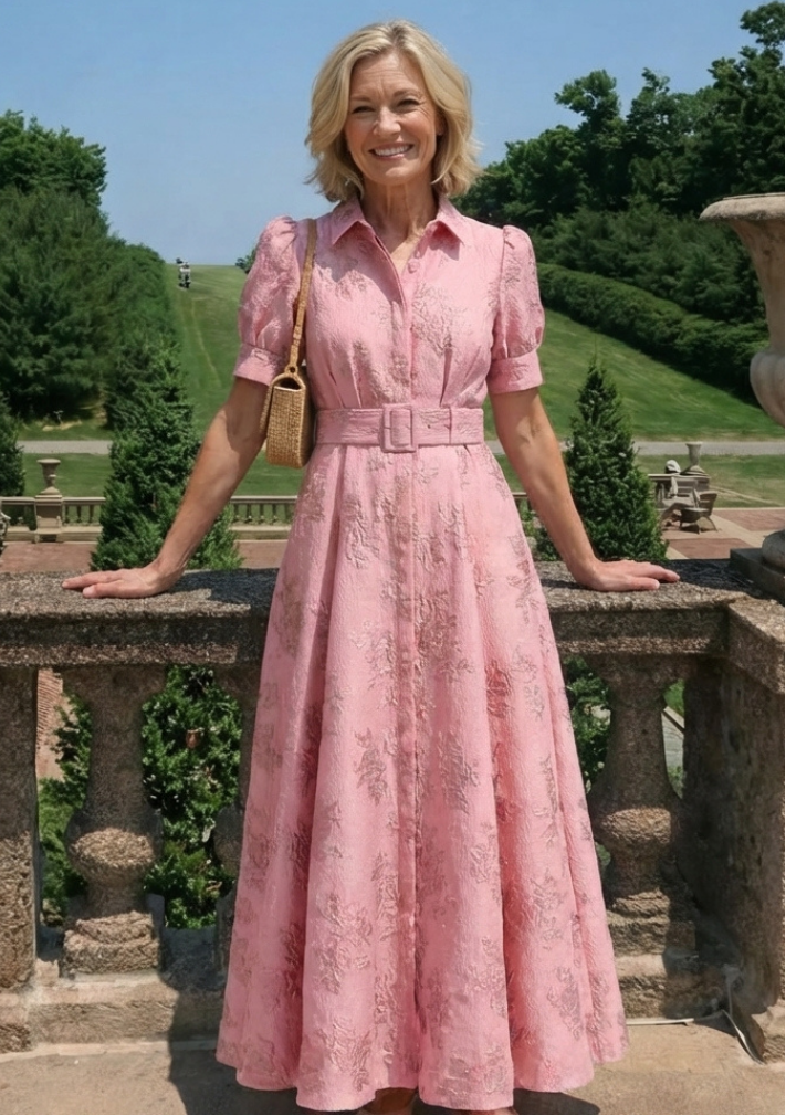 ARVELYNE™  | Belted Floral Maxi Dress