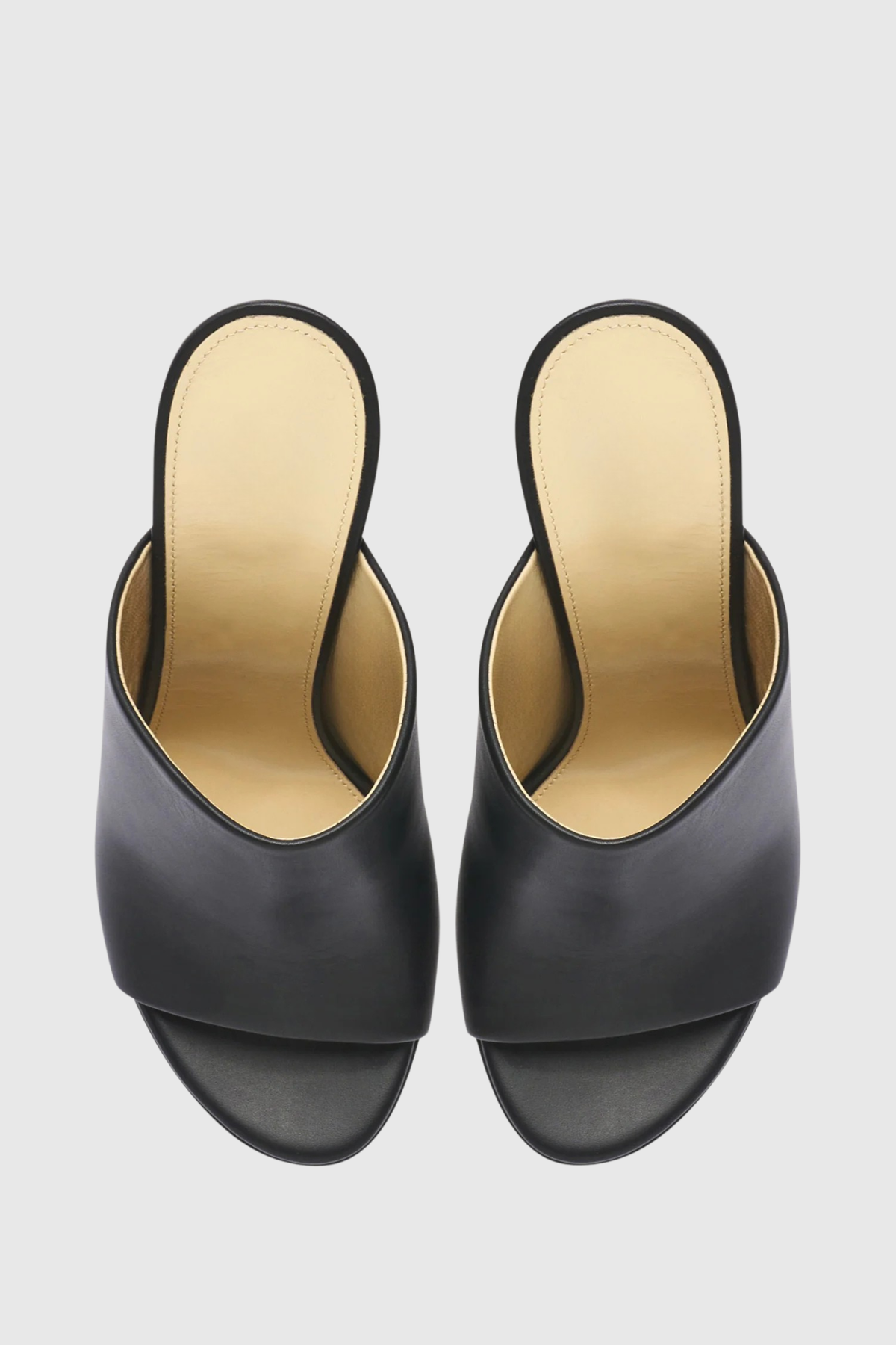Lily Metal Spiral Mules - Black