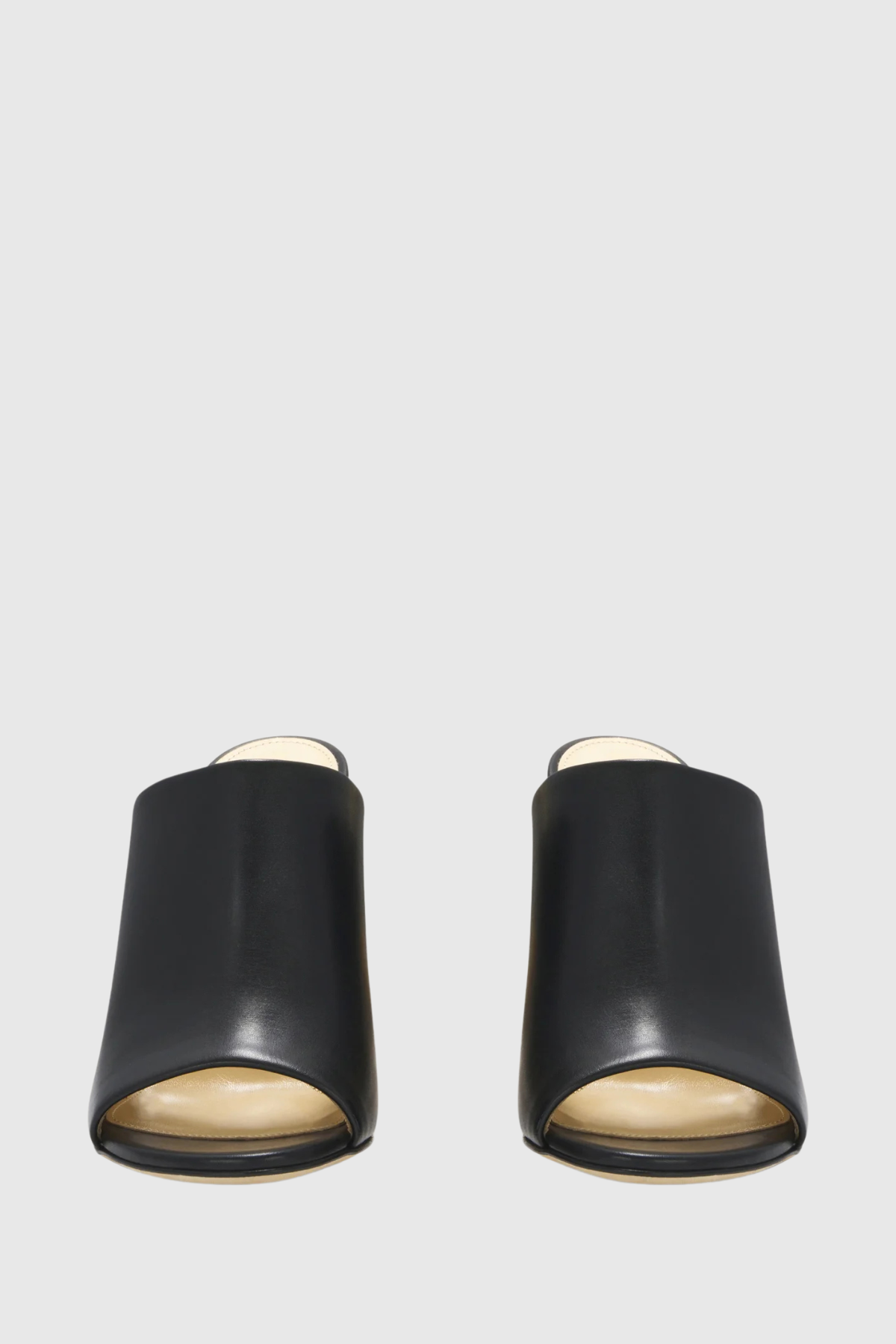Lily Metal Spiral Mules - Black