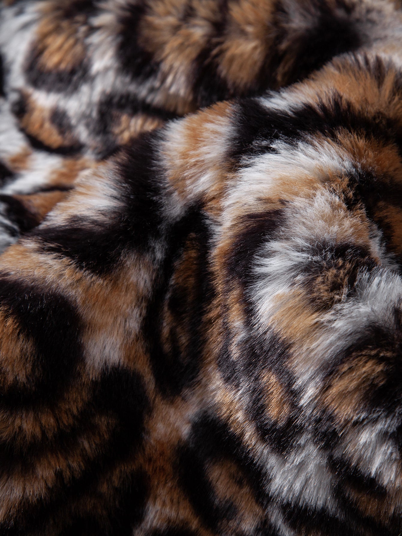 Faux Fur Leopard Hooded Vest