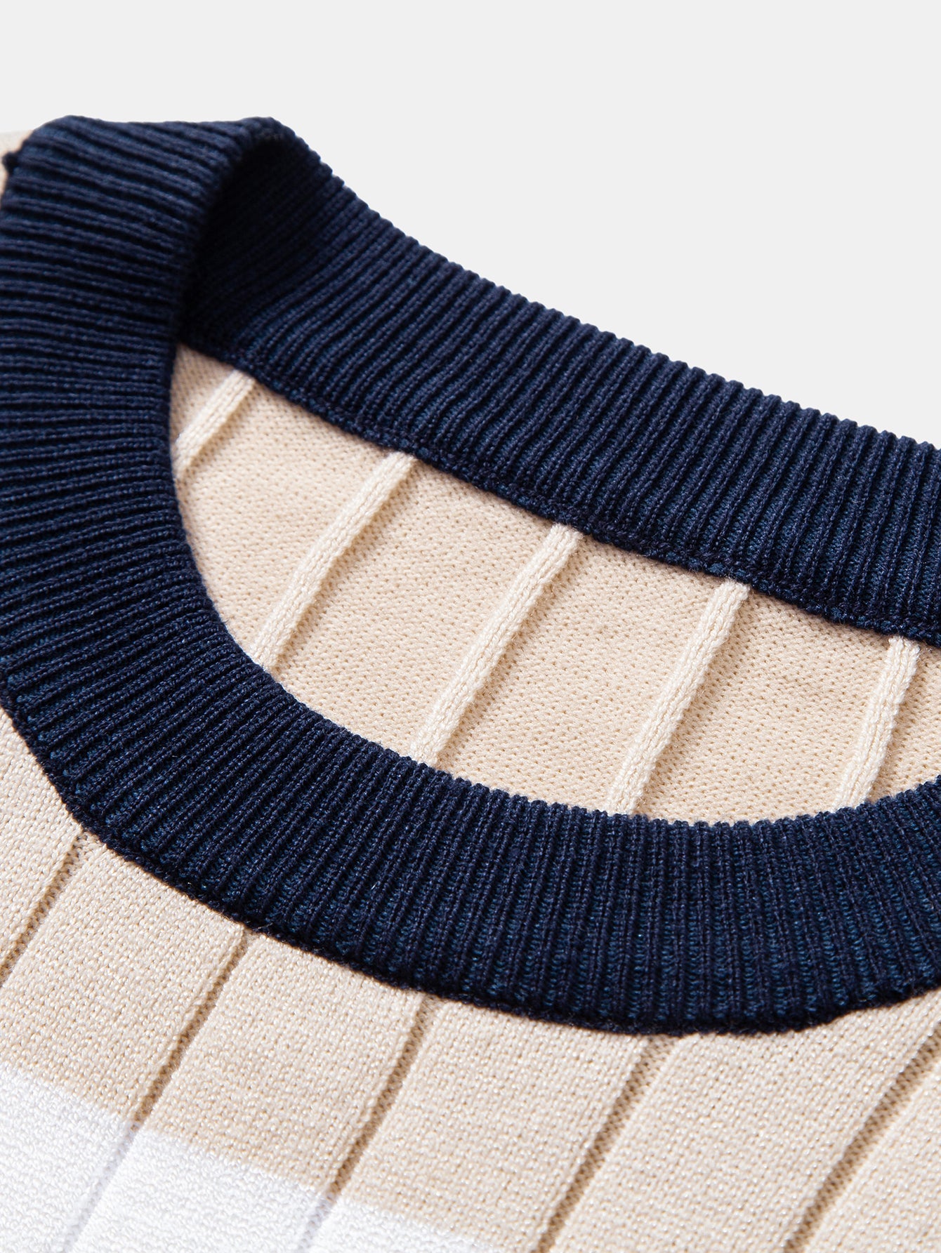 Stripe Crew Neck Sweater