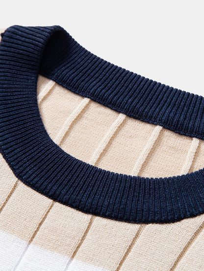 Stripe Crew Neck Sweater