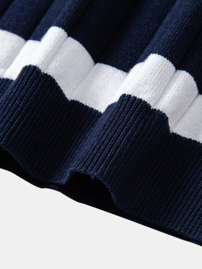 Stripe Crew Neck Sweater
