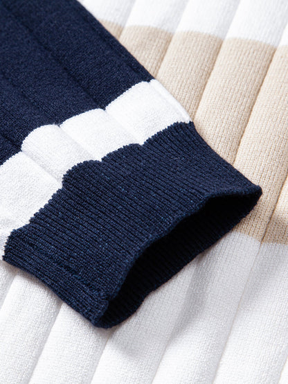 Stripe Crew Neck Sweater