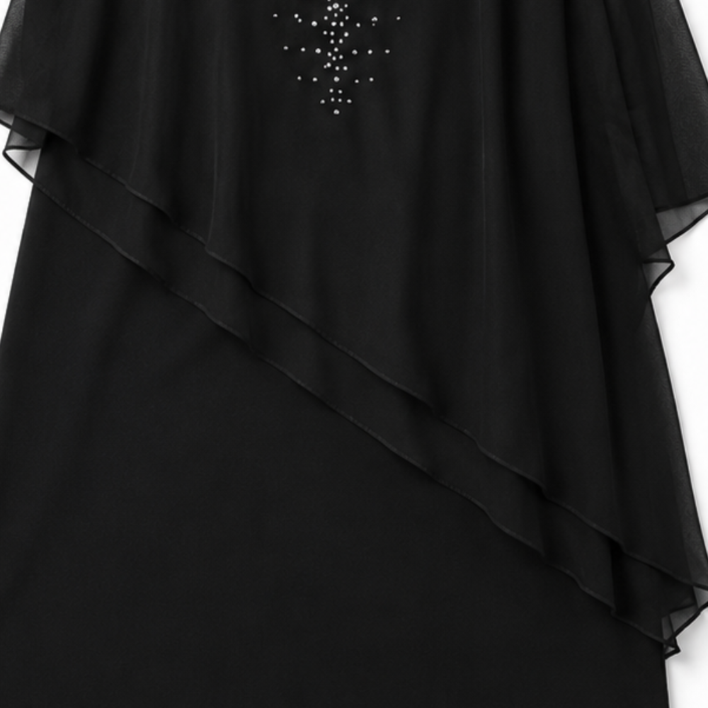 CLARA  ELEGANT DRAPED DRESS