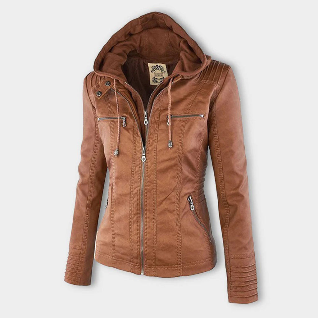 CHARLOTTE ROBUST & ELEGANT LEATHER JACKET