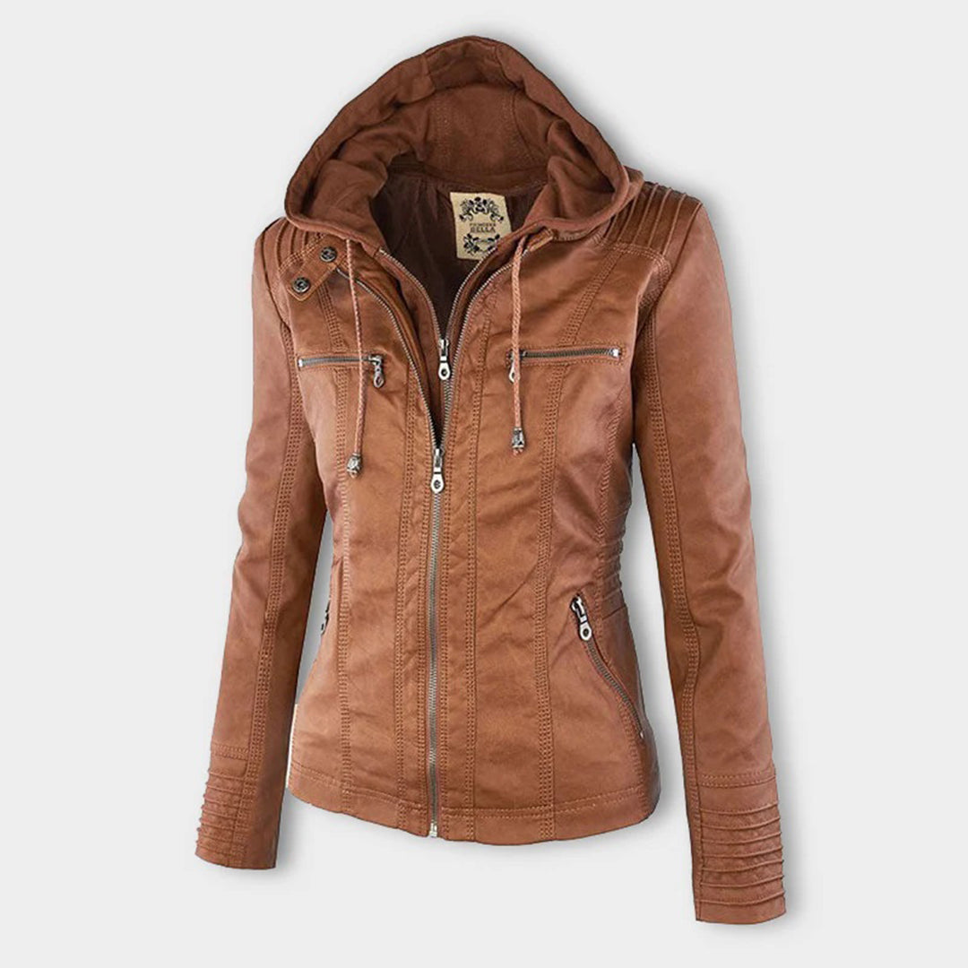 CHARLOTTE ROBUST & ELEGANT LEATHER JACKET