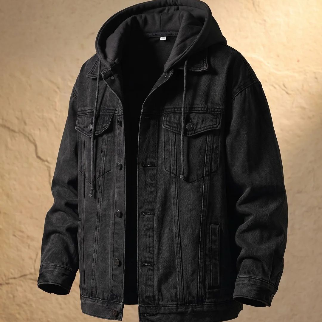 Cole Hooded Denim Jacket