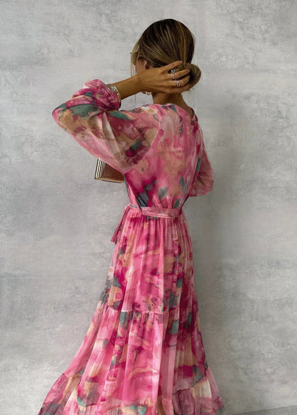ARVELYNE™  | Wrap Dress with Floral Print