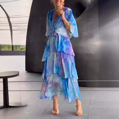 ARVELYNE™ | Layered Floral Sun Dress
