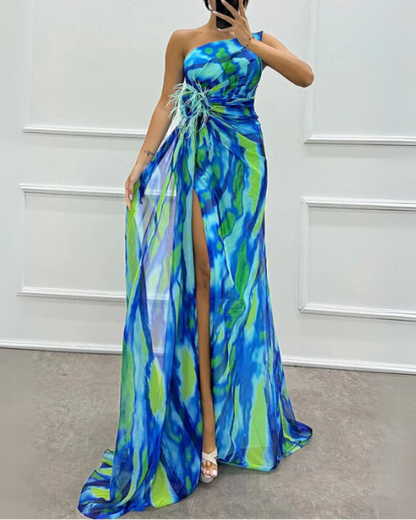 ARVELYNE™ | Vibrant Draped Dress