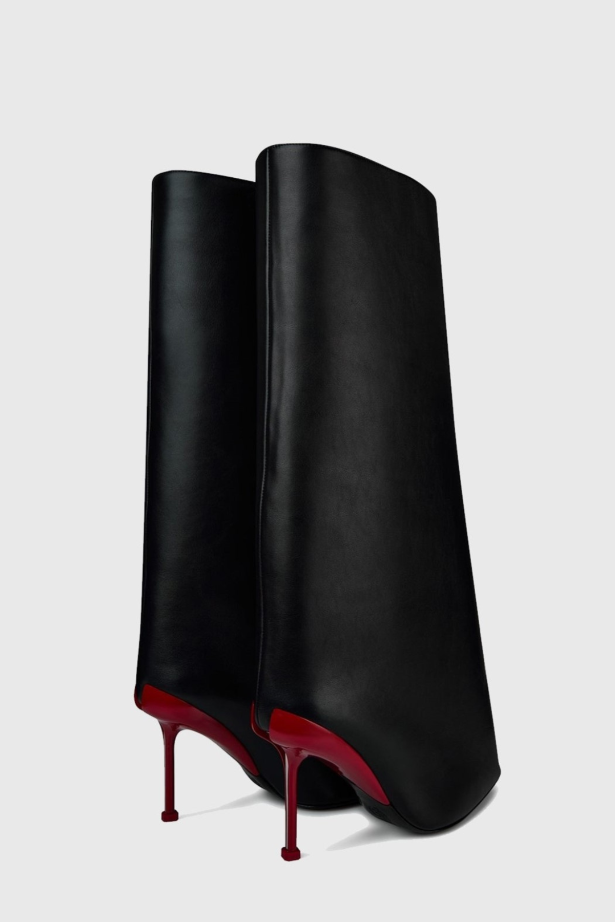 Chloe Slash Flare Knee High Boots