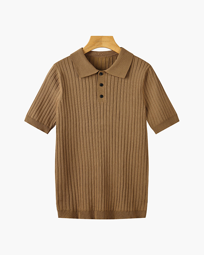 Lucas Knitted Polo Shirt