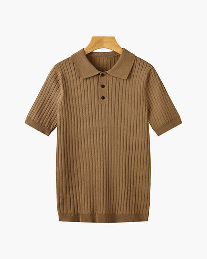 Lucas Knitted Polo Shirt