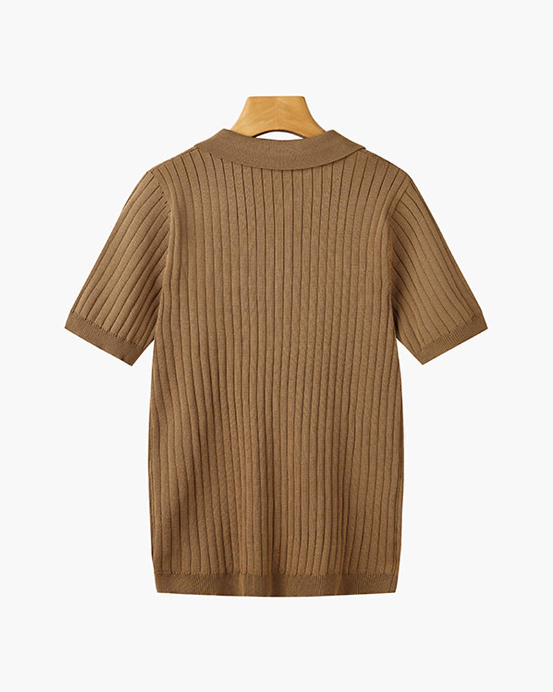 Lucas Knitted Polo Shirt