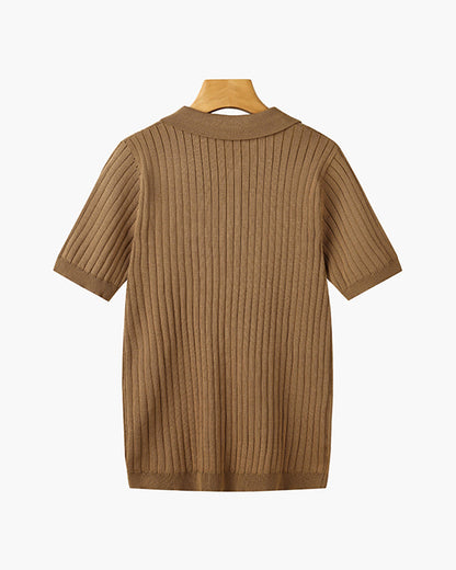 Lucas Knitted Polo Shirt