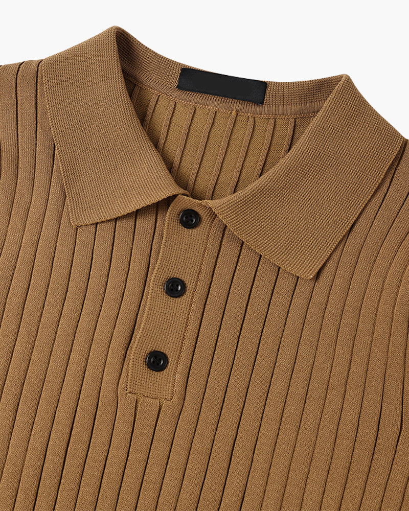 Lucas Knitted Polo Shirt