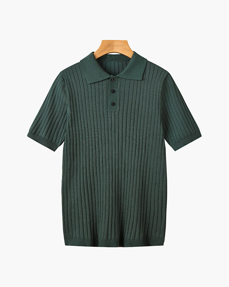 Lucas Knitted Polo Shirt