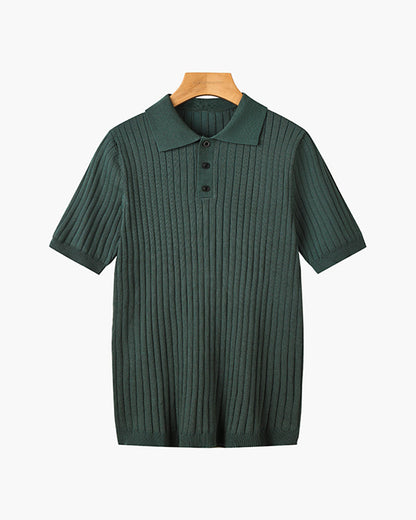 Lucas Knitted Polo Shirt