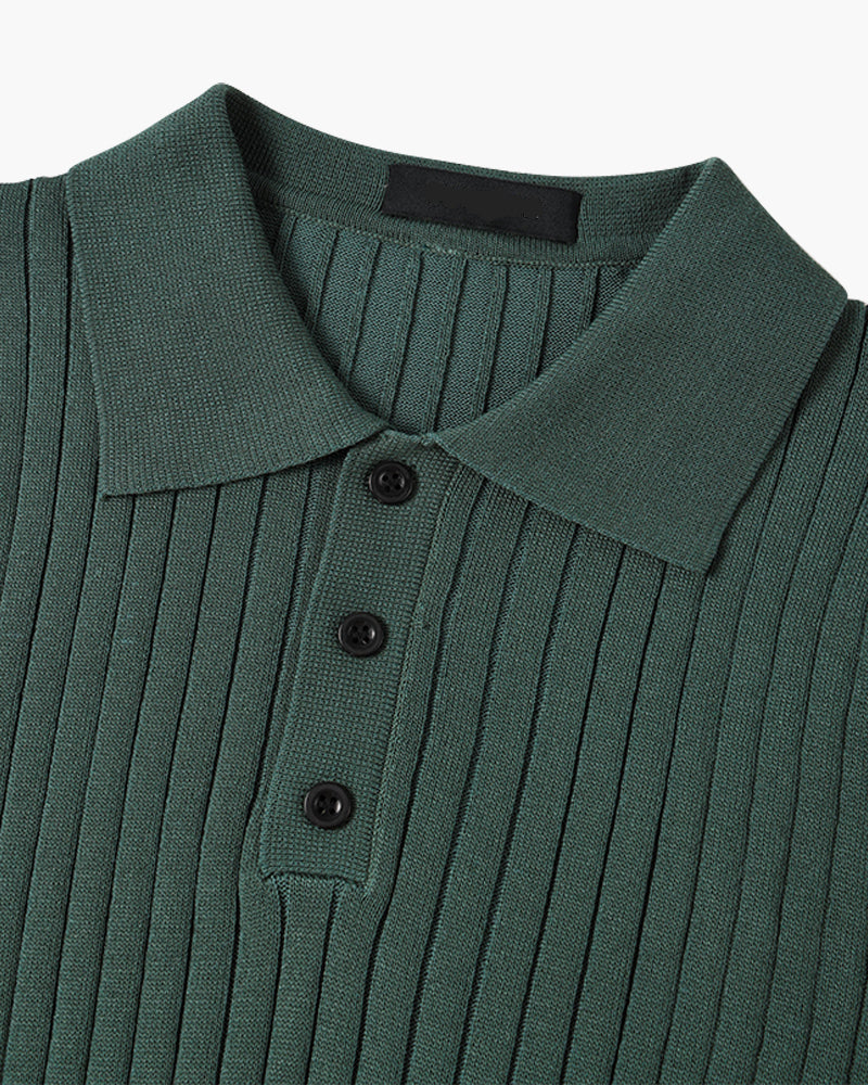 Lucas Knitted Polo Shirt