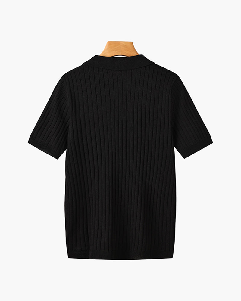 Lucas Knitted Polo Shirt