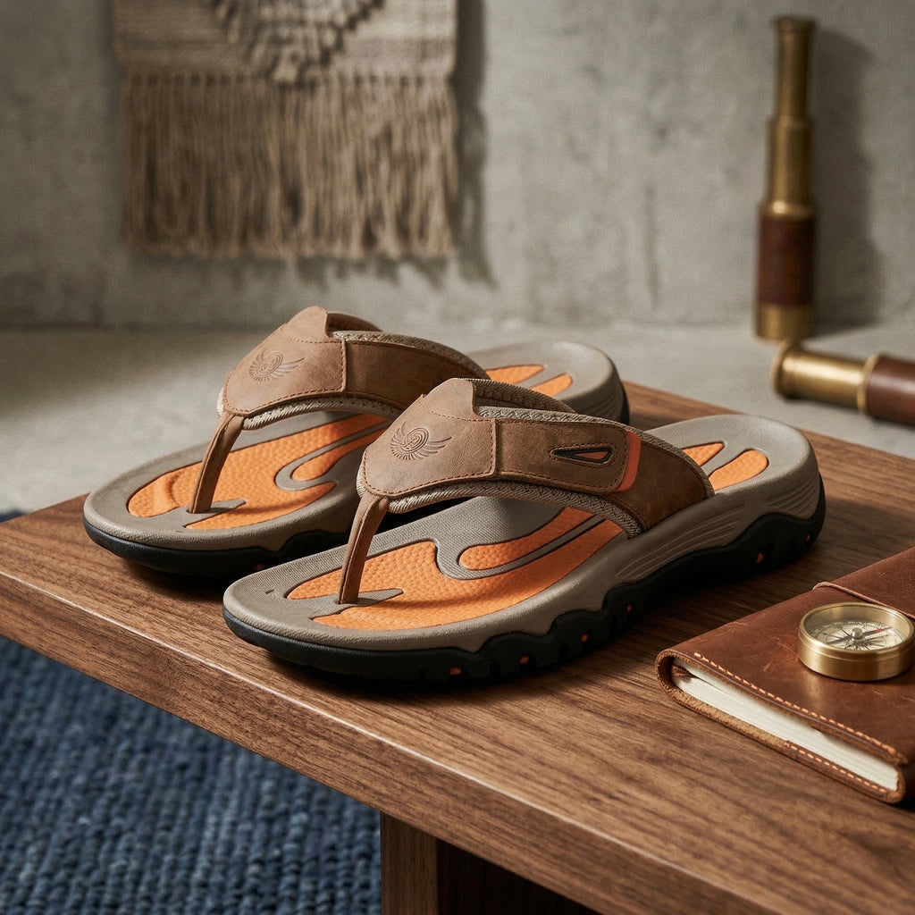 SORRENTO LEATHER SANDALS