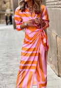 Ellis & Johnson™ | Printed Wrap Dress