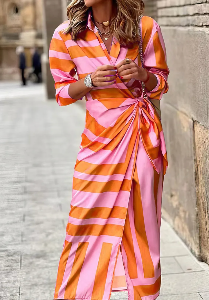 ARVELYNE™ | Printed Wrap Dress