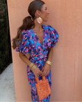 Ellis & Johnson™ | Dress with Puff Sleeves