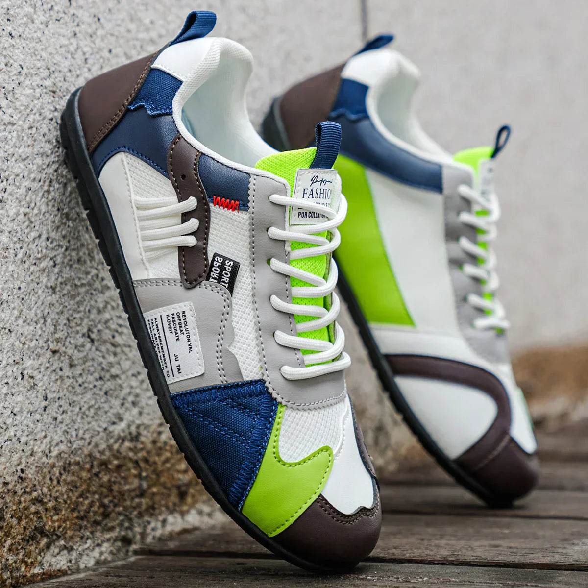 Sawyer™ | Retro Leather Sneakers