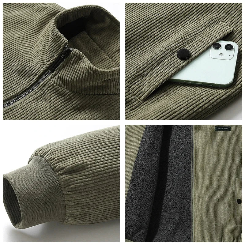Noah | Fleece-Lined Cord Jacket