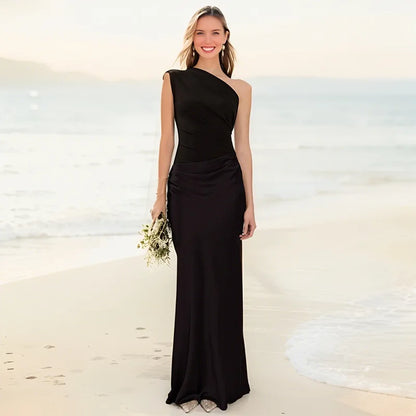 ARVELYNE™  | Maxi Dress with a Guilt in Satin
