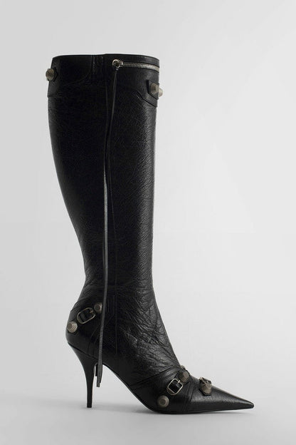Scarlett Zip Knee-high Boots - Black